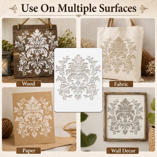 Damask Stencil 5