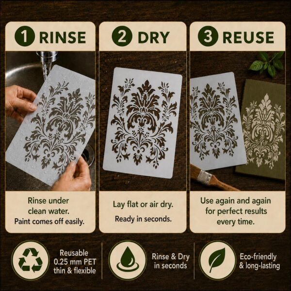 Damask Stencil 6