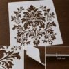 Damask Stencil 8