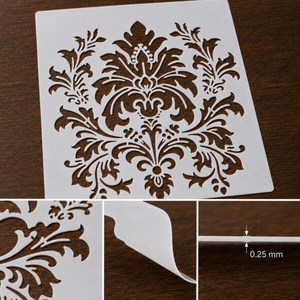 Damask Stencil 8