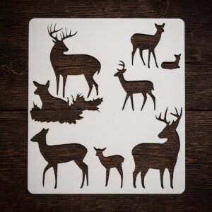 Deers Stencil