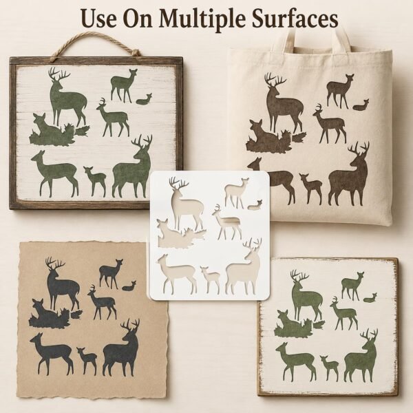 Deers Stencil 5