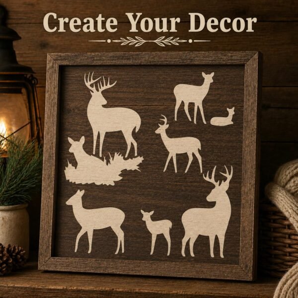 Deers Stencil 7