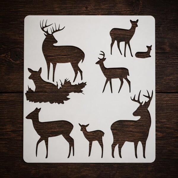 Deers Stencil