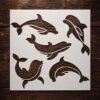 Dolphin Stencil