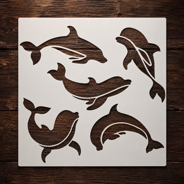 Dolphin Stencil