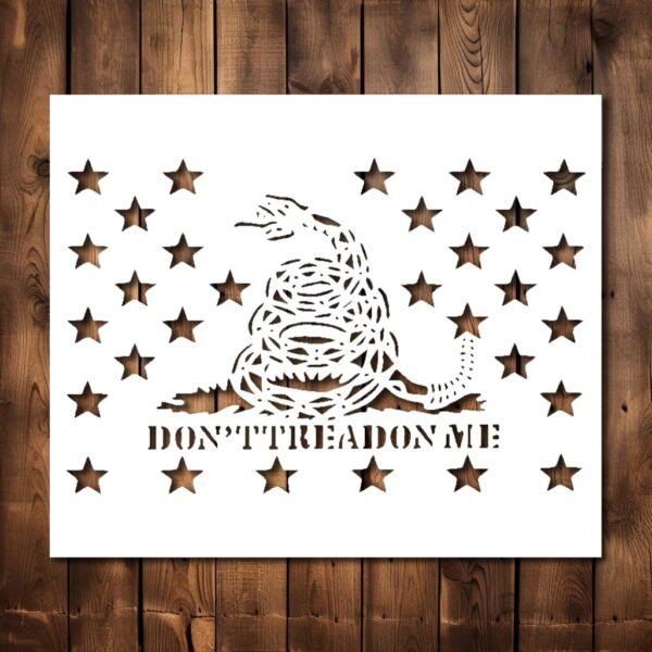 Dont tread on me Stencil