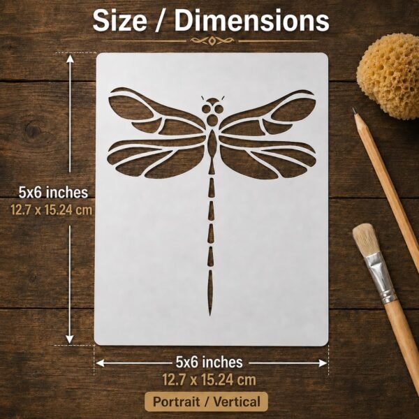 Dragonfly Stencil 2
