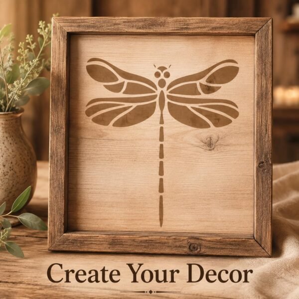 Dragonfly Stencil 7