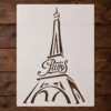 Eiffel Tower Stencil