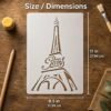 Eiffel Tower Stencil 2