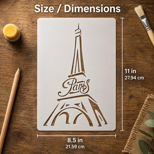 Eiffel Tower Stencil 2