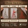 Eiffel Tower Stencil 4