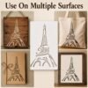 Eiffel Tower Stencil 5
