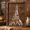 Eiffel Tower Stencil 7