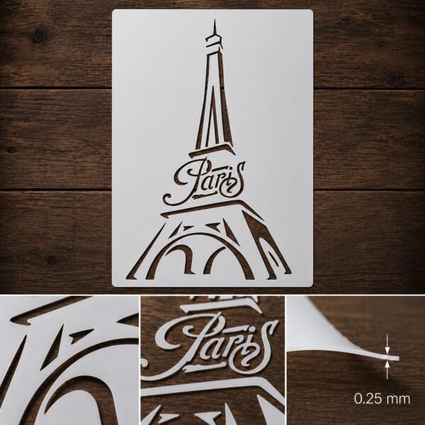 Eiffel Tower Stencil 8