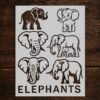 Elephant Stencil