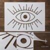 Evil Eye Stencil 8