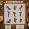 Fairies Stencil 2