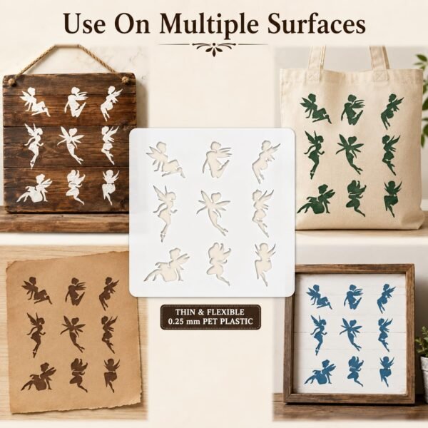 Fairies Stencil 5