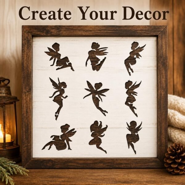 Fairies Stencil 7