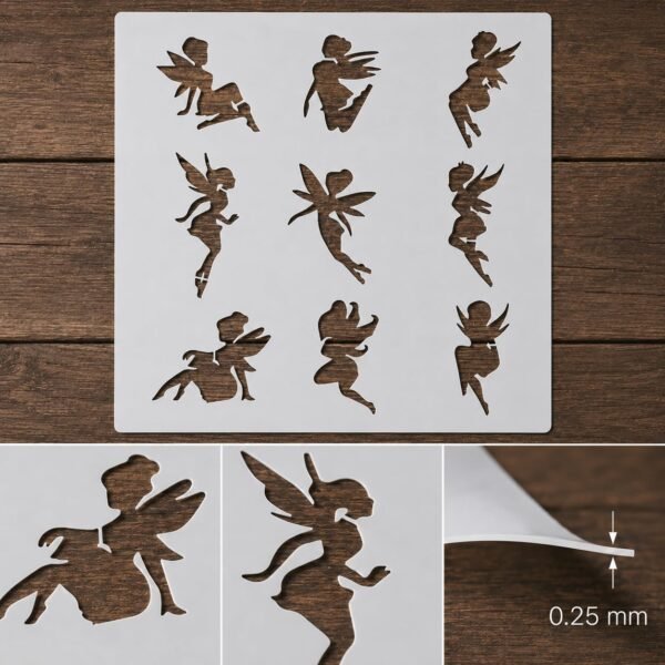 Fairies Stencil 8
