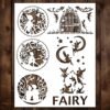 Fairy Set Stencil
