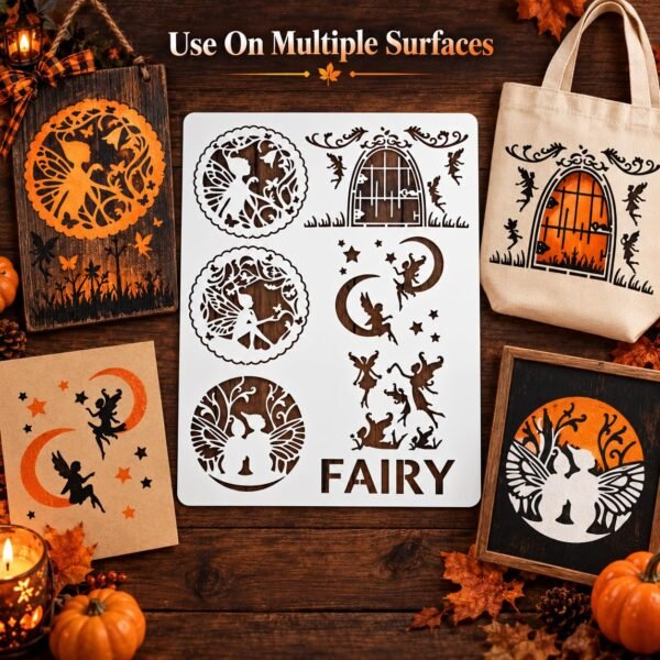 Fairy Set Stencil 4