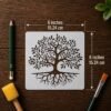 Family Tree Stencil 2
