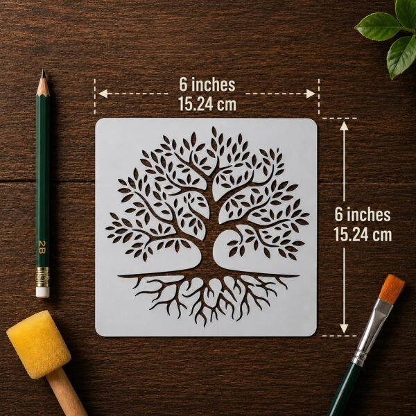 Family Tree Stencil 2