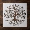 Family Tree Stencil