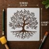 Family Tree Stencil 2