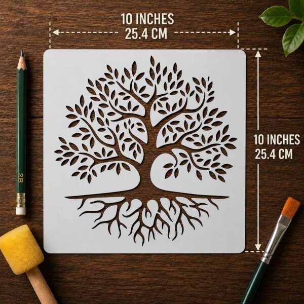 Family Tree Stencil 2