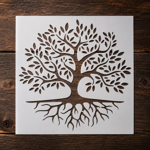 Family Tree Stencil