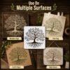 Family Tree Stencil 5