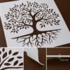 Family Tree Stencil 8