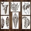 Feather Stencil