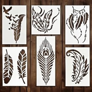 Feather Stencil