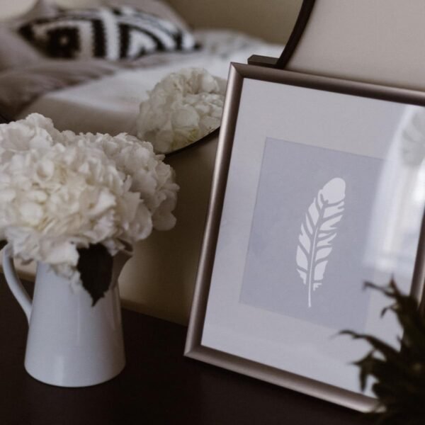 Feather Stencil 2