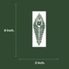 Feather Stencil 8
