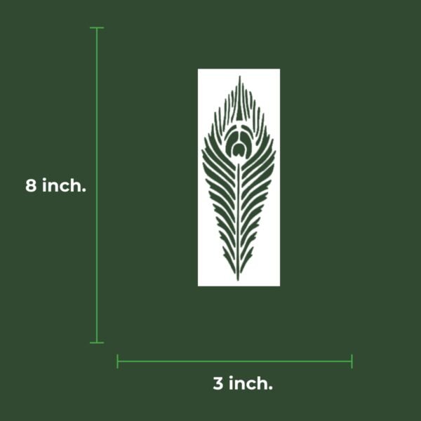 Feather Stencil 8