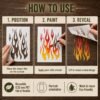 Flame Stencil 4