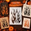 Flame Stencil 5