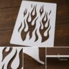 Flame Stencil 8