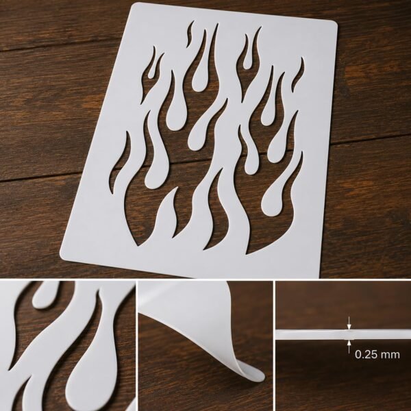 Flame Stencil 8