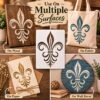 Fleur de Lis Stencil 5