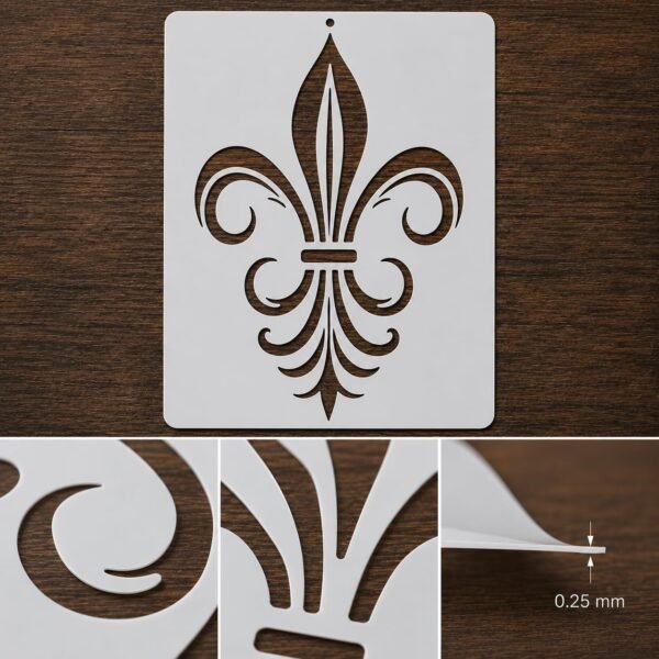 Fleur de Lis Stencil 8