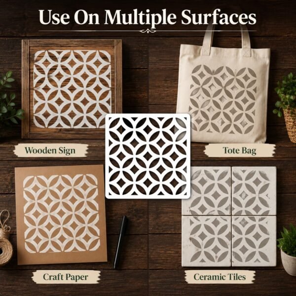 Floor Tile Stencil 5