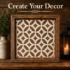 Floor Tile Stencil 7