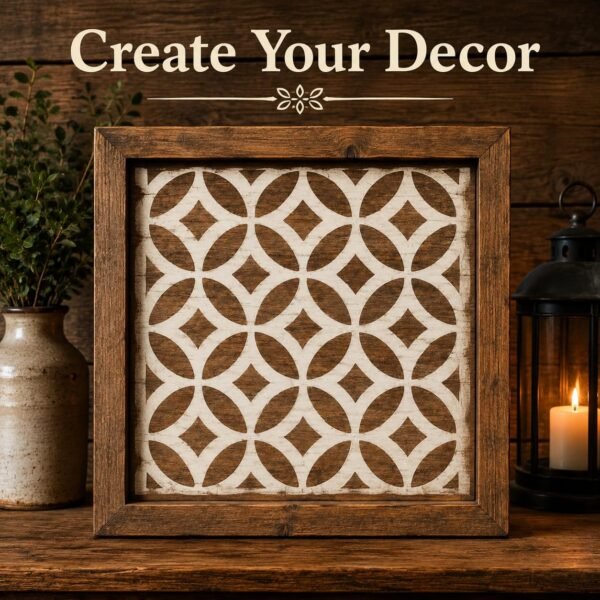 Floor Tile Stencil 7